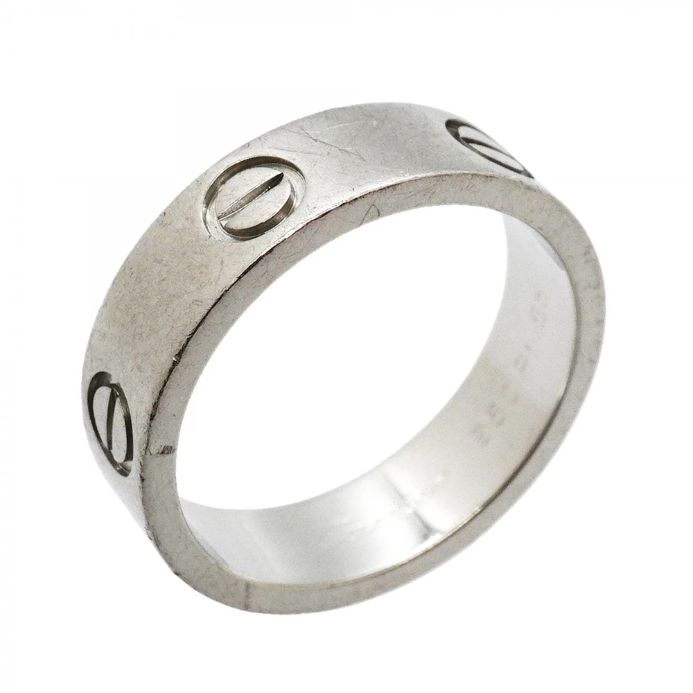 CARTIER Silver Love Ring #55